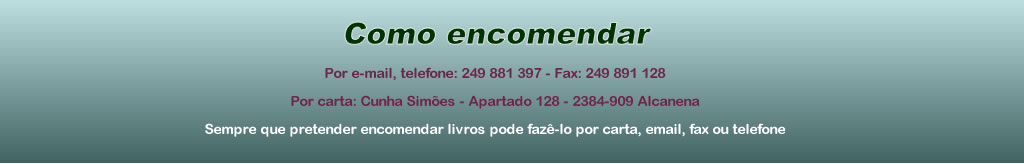 Enviar email para Edições Cunha Simões